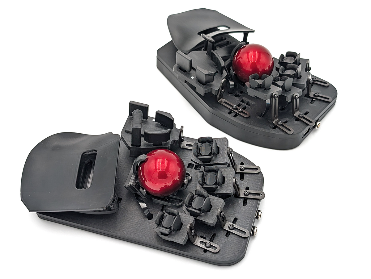 Svalboard Lightly with two trackballs